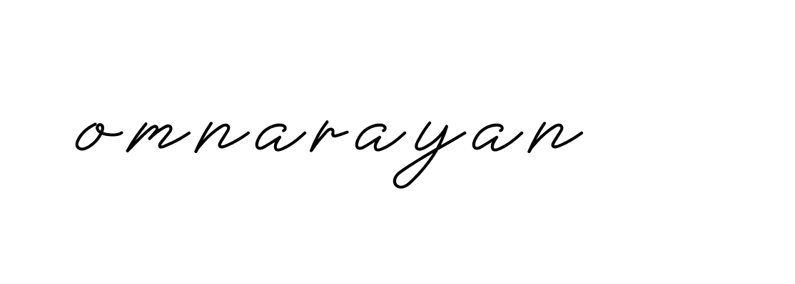 Signature of omnarayan