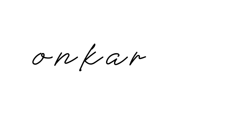 Signature of onkar