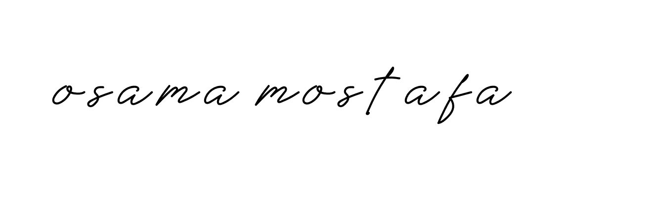 Signature of osama-mostafa