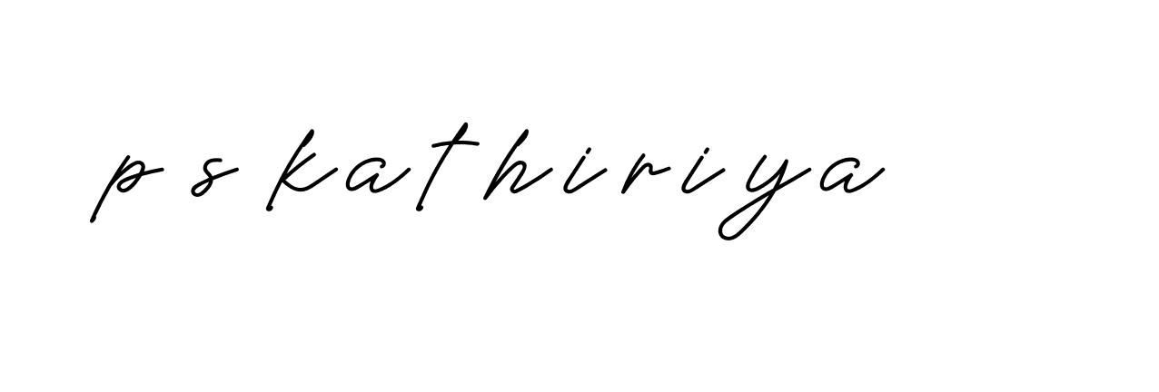 Signature of p-s-kathiriya