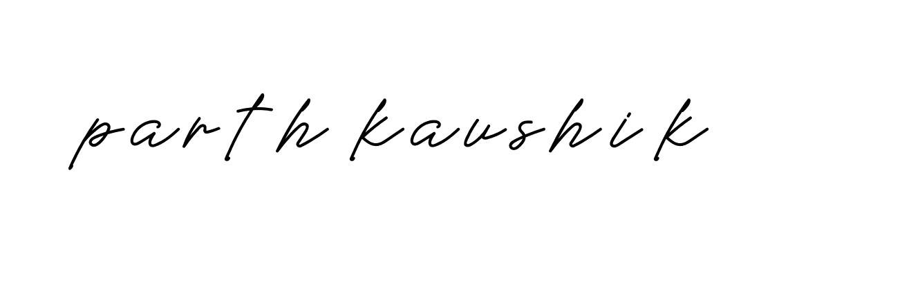 Signature of parth-kaushik