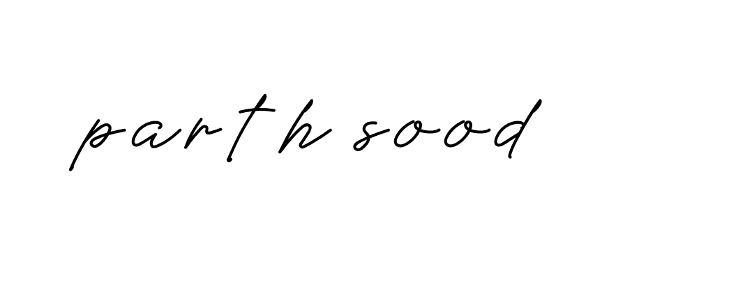 Signature of parth-sood