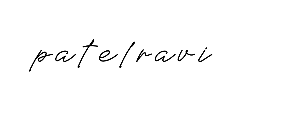 Signature of patelravi