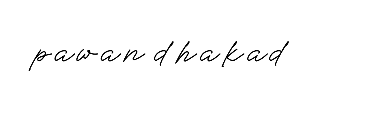 Signature of pawan-dhakad