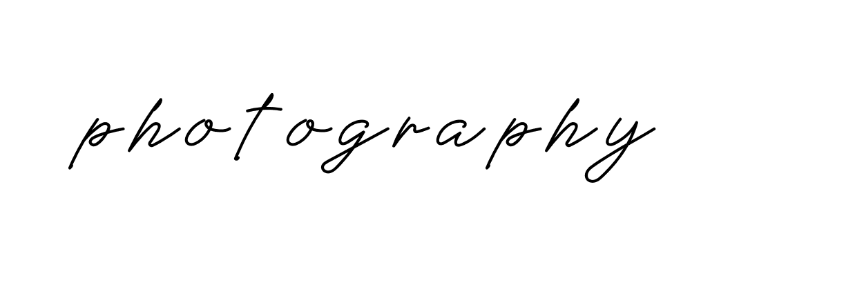 Signature of photography