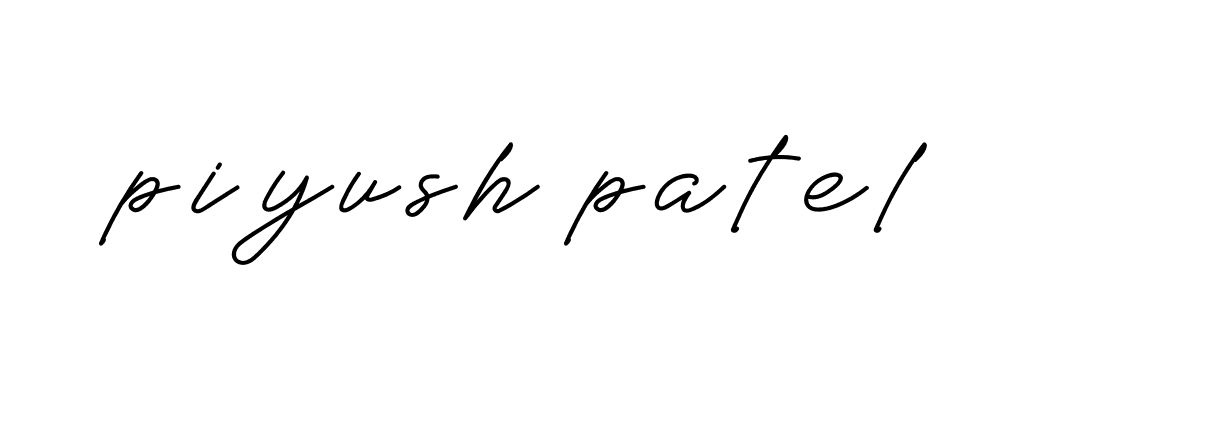 Signature of piyush-patel