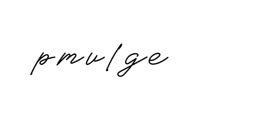 Signature of pmulge