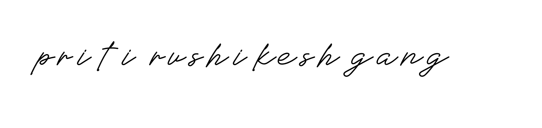 Signature of priti-rushikesh-gang