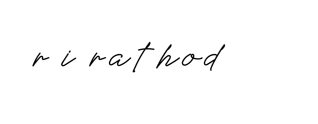 Signature of r-i-rathod