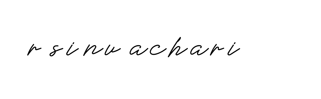 Signature of r-sinu-achari