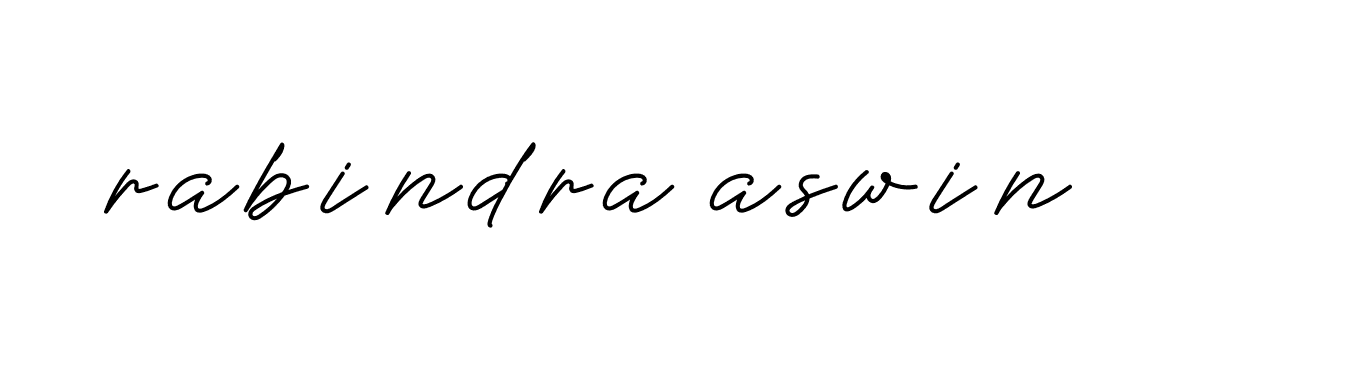 Signature of rabindra-aswin