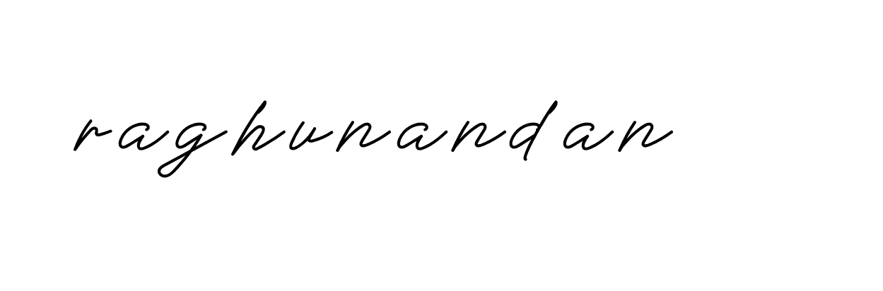 Signature of raghunandan