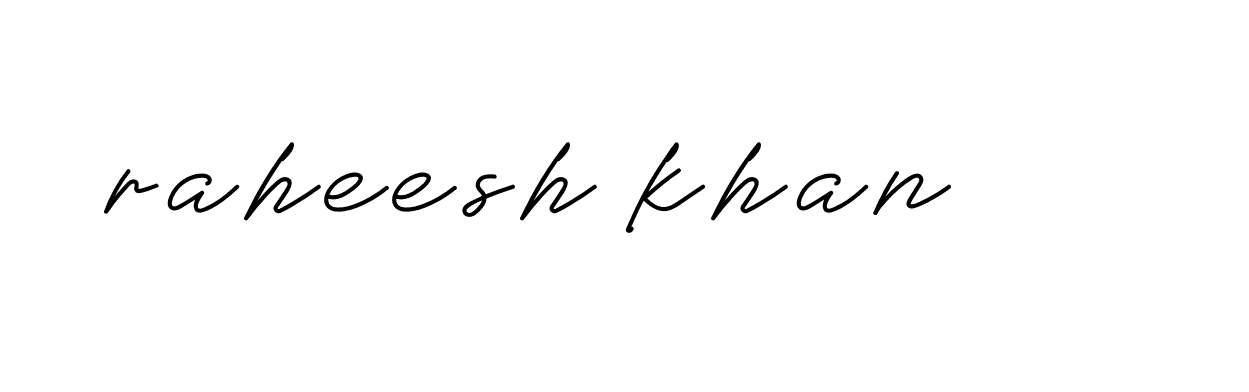 Signature of raheesh-khan