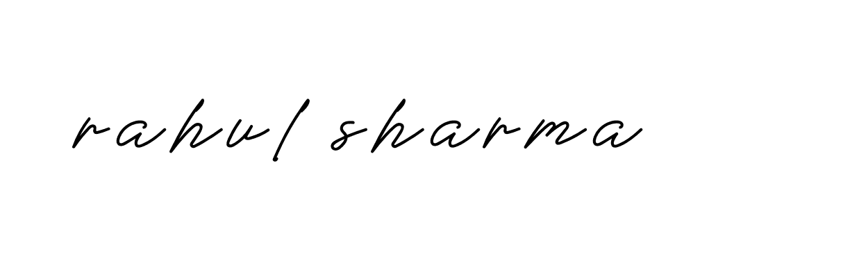 Signature of rahul-sharma