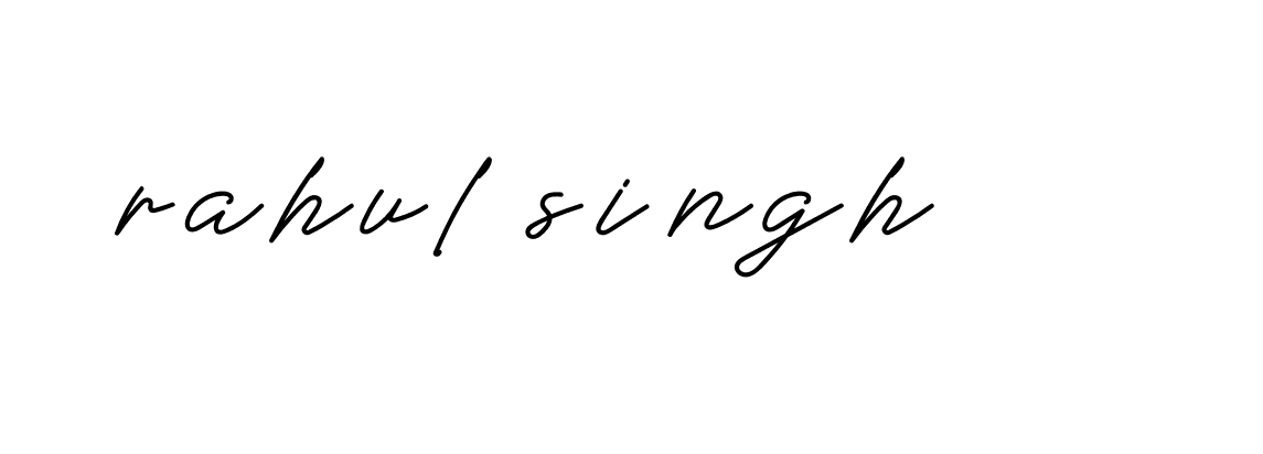 Signature of rahul-singh