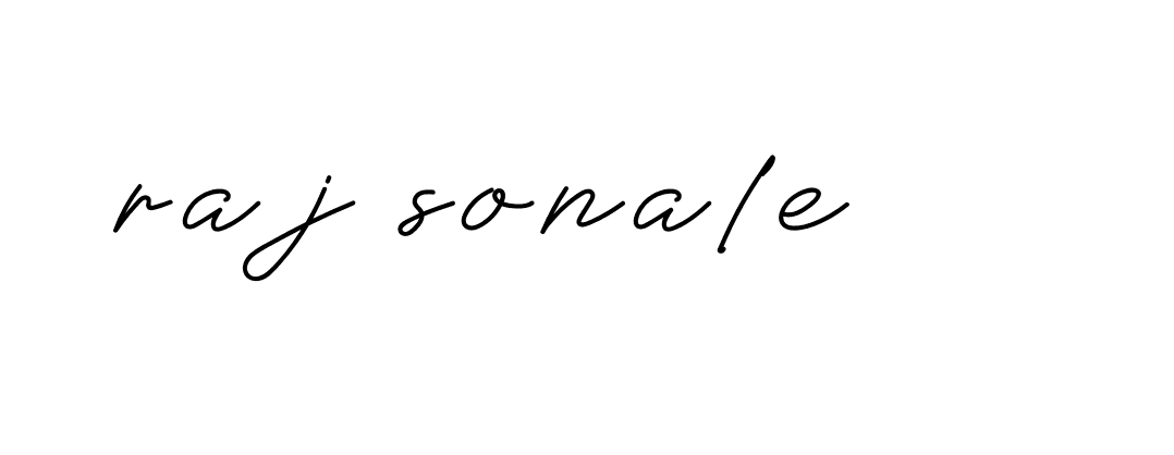 Signature of raj-sonale