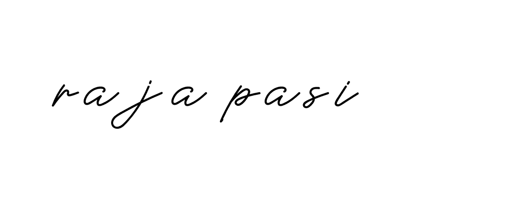 Signature of raja-pasi-