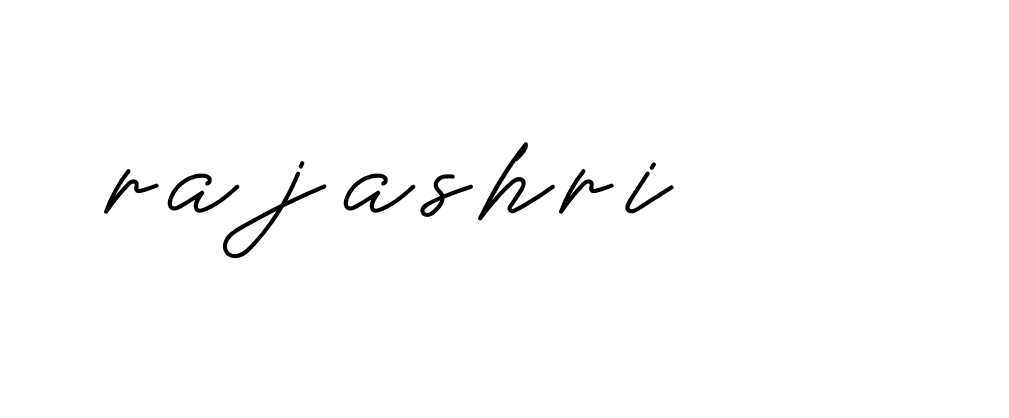 Signature of rajashri-