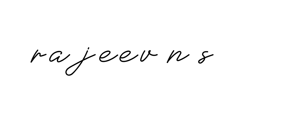 Signature of rajeev-n-s