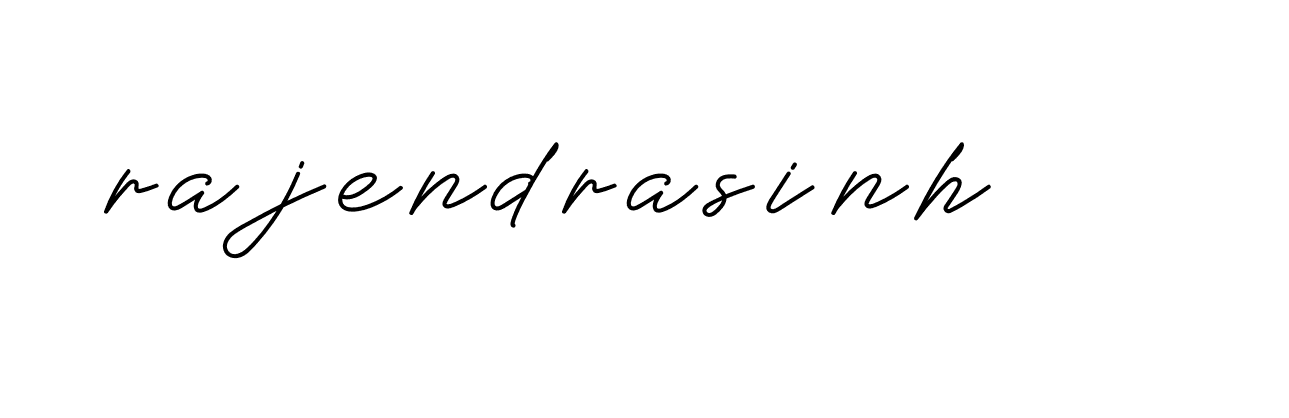 Signature of rajendrasinh