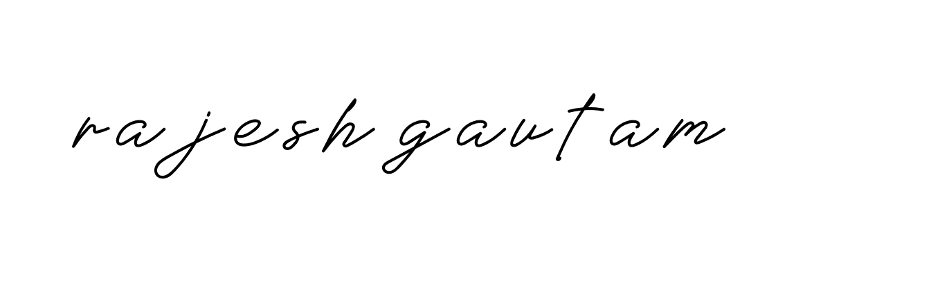 Signature of rajesh-gautam