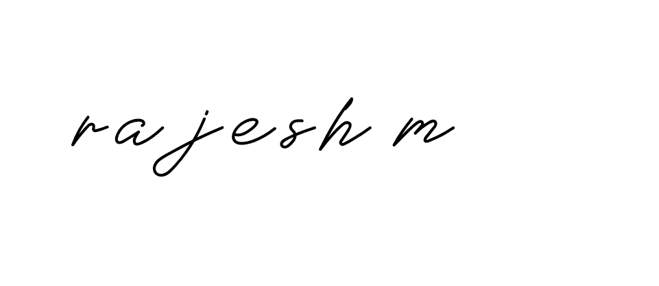 Signature of rajesh-m