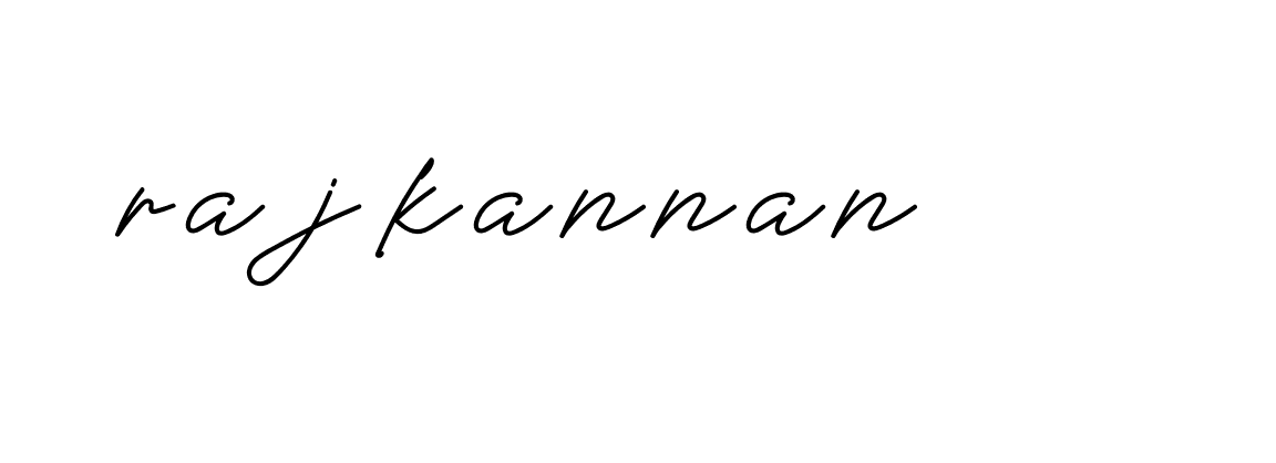 Signature of rajkannan-