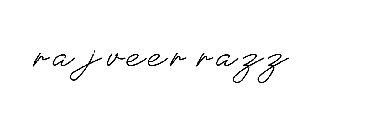 Signature of rajveer-razz