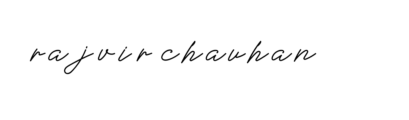 Signature of rajvir-chauhan-