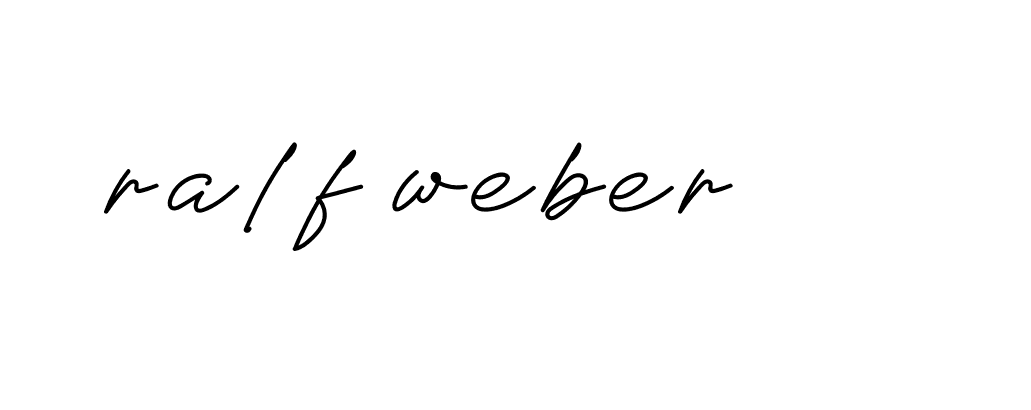 Signature of ralf-weber