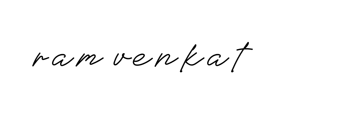 Signature of ram-venkat