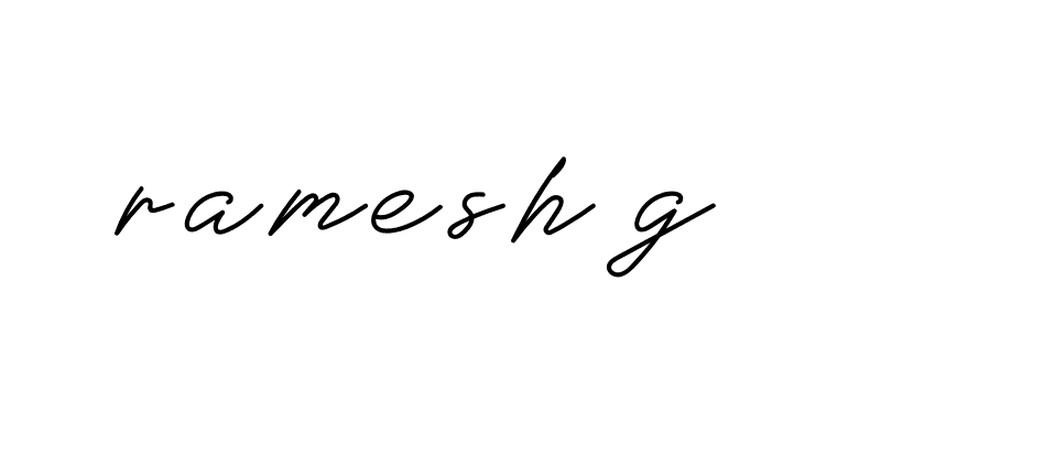 Signature of ramesh-g