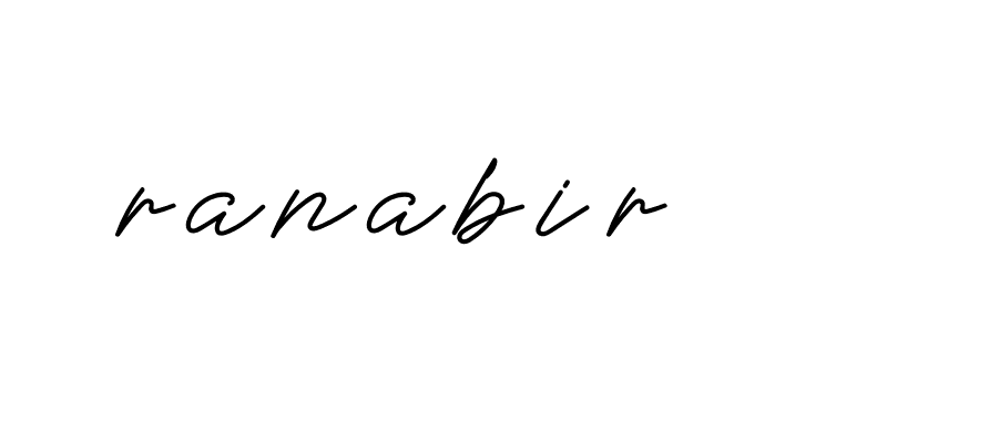 Signature of ranabir