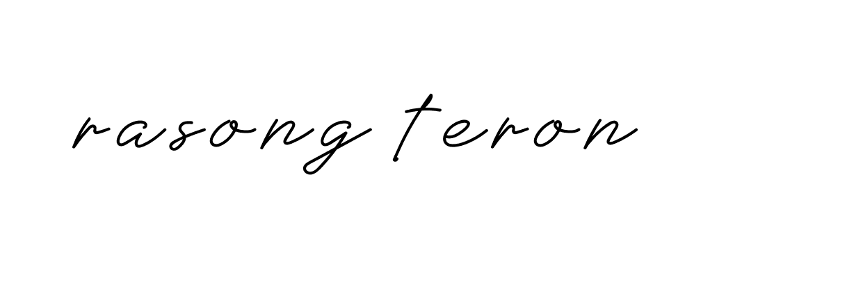 Signature of rasong-teron-