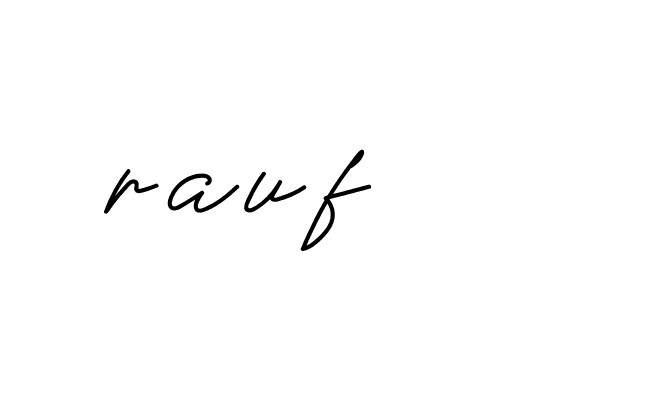 Signature of rauf