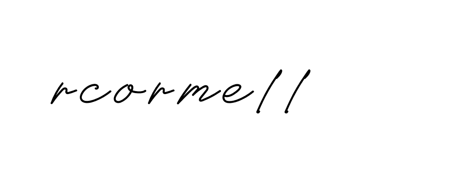 Signature of rcormell