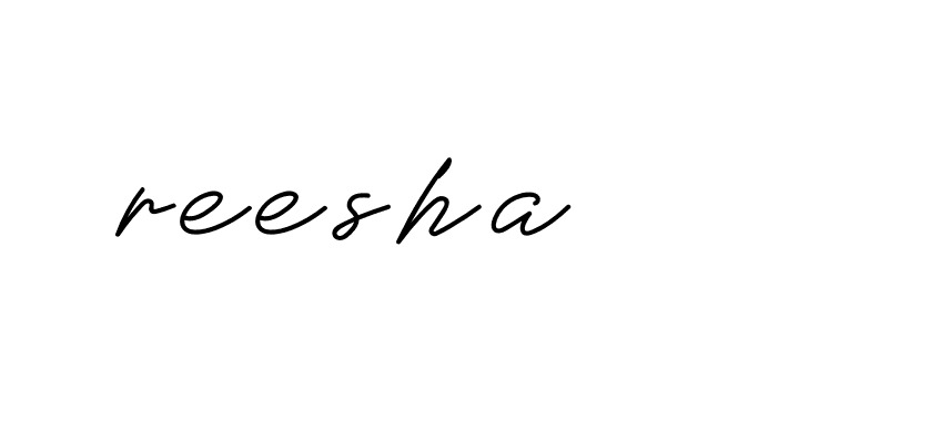 Signature of reesha-