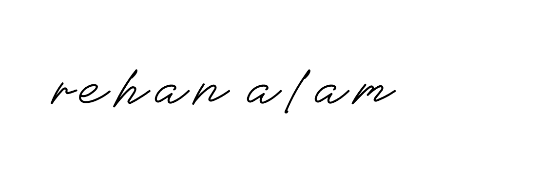 Signature of rehan-alam