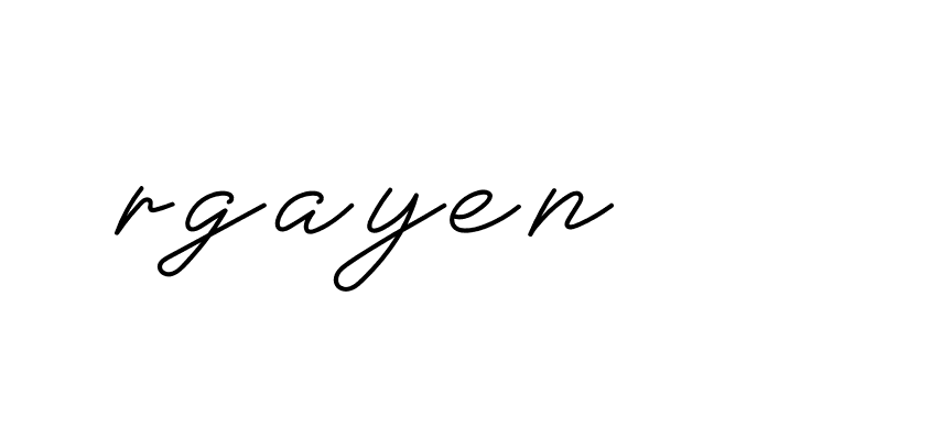 Signature of rgayen