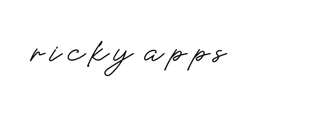 Signature of ricky-apps