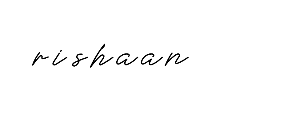 Signature of rishaan-