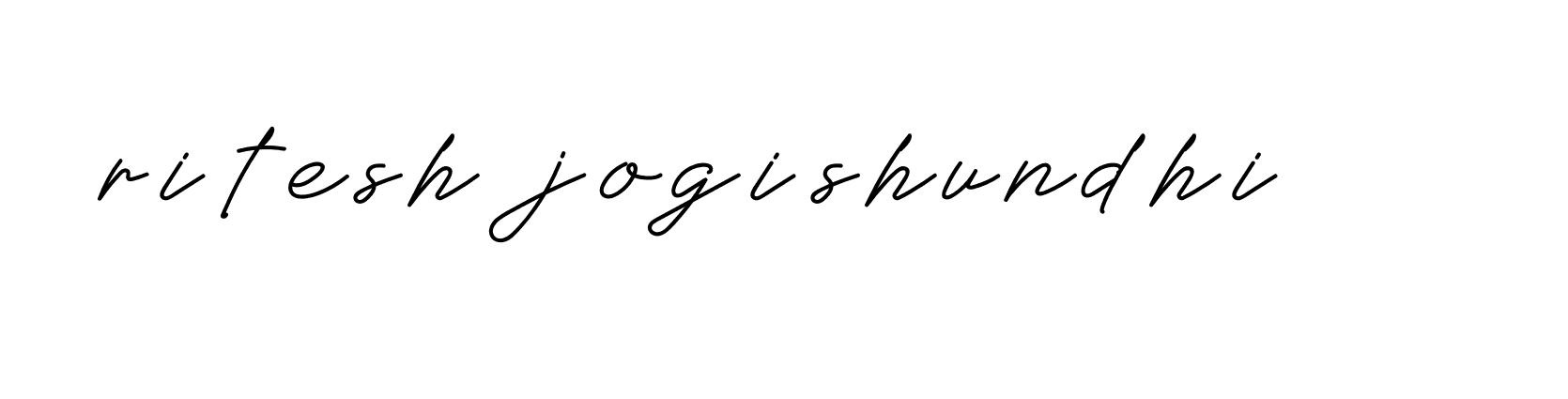 Signature of ritesh-jogishundhi