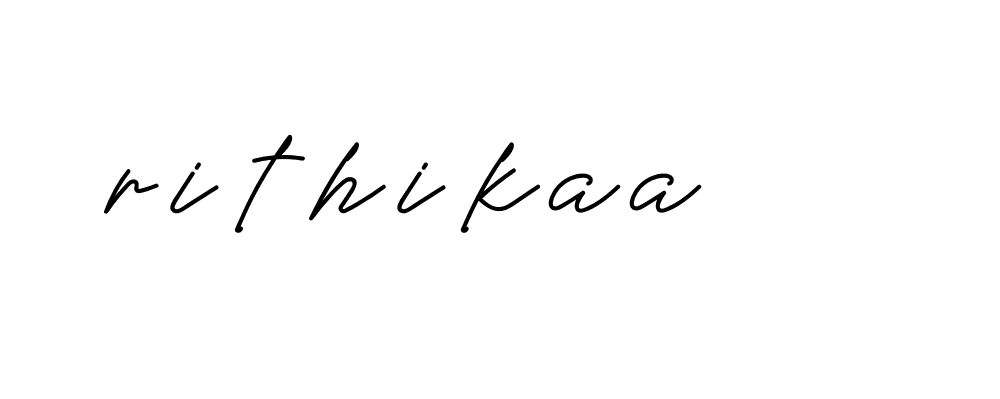 Signature of rithikaa