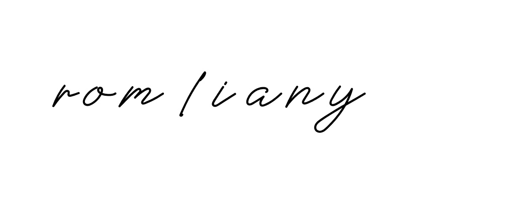 Signature of rom-liany-