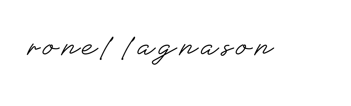 Signature of ronel-lagnason