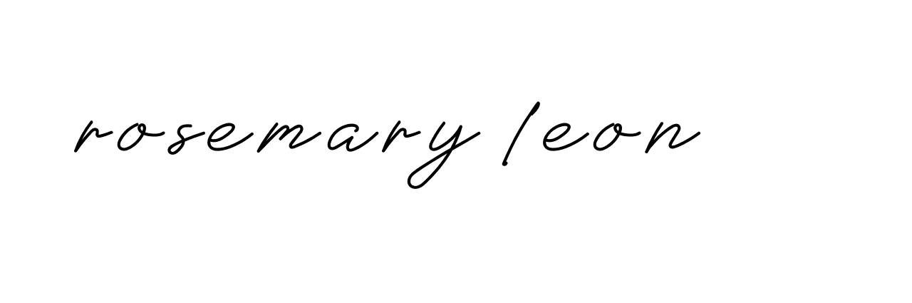 Signature of rosemary-leon