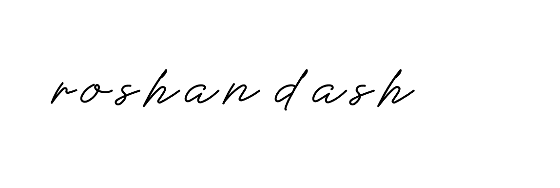 Signature of roshan-dash