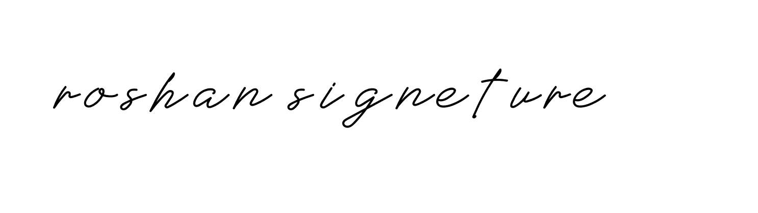 Signature of roshan-signeture