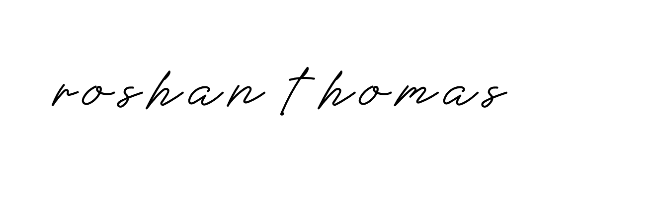 Signature of roshan-thomas