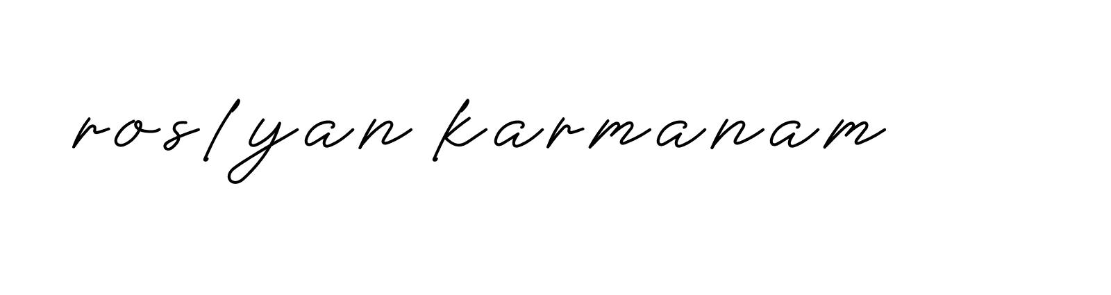 Signature of roslyan-karmanam-